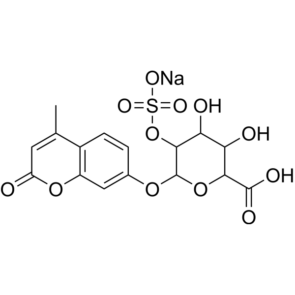 4-Methylumbelliferyl a-L-idopyranosiduronic acid 2-sulphate disodium 1045020-74-3